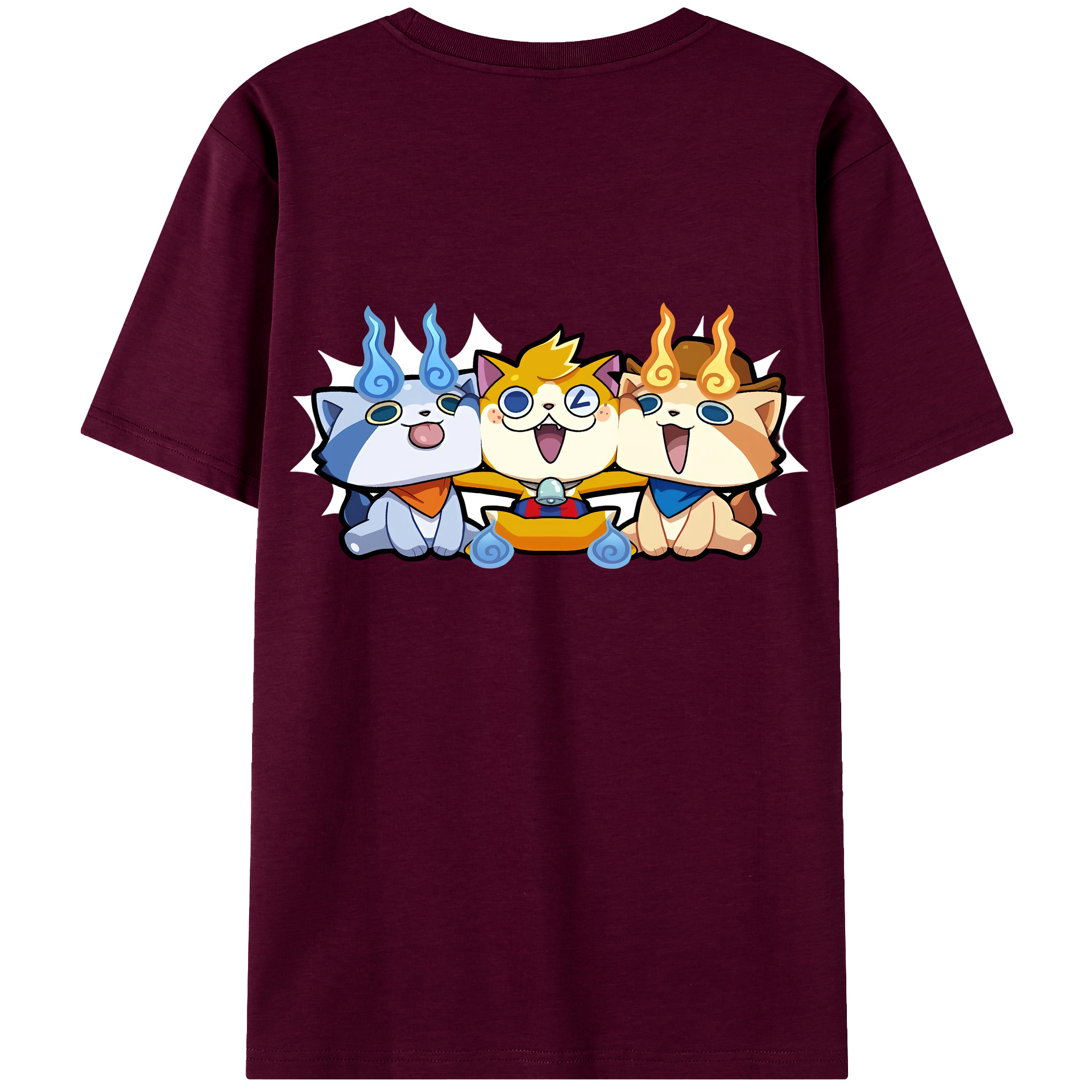 （画像用） 妖怪ウォッチ Yo-kai Watch レディース半袖Tシャツ(バックプリント)